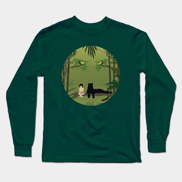 Jungle Book Long Sleeve T-Shirt by JorisLAQ
